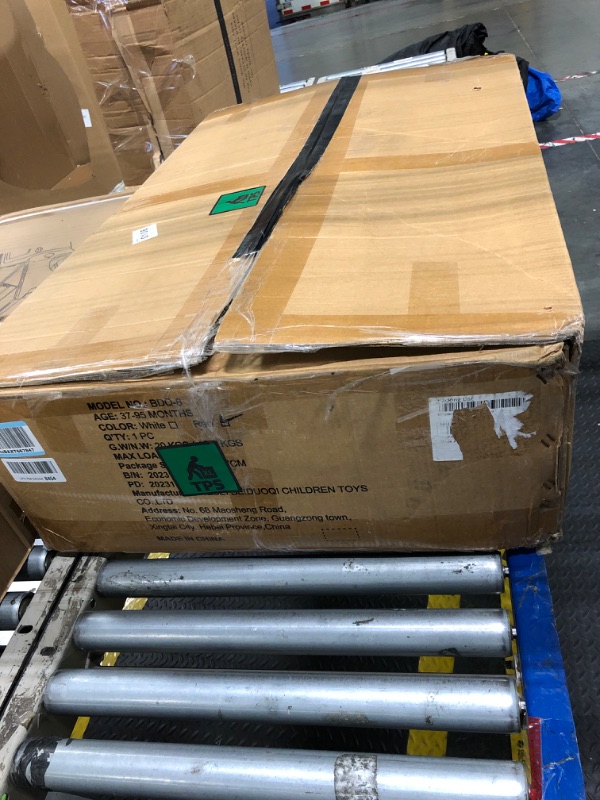 Photo 1 of ***USED**FBSPORT Inflatable Bounce House Water Slide, Bounce House for Kids with Toy Market Stand Splash Pool Bouncer Climbing Wall Water Gun Ball Dart, Bouncy Castle W/620W Blower for Outdoor Indoor, Red