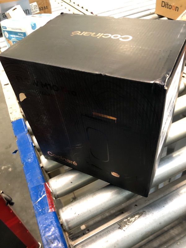 Photo 1 of **used**Electric Tea Kettle, INTASTING Glass Electric Kettle with tea Infuser and Precise knob temperature control, 1200W Fast Heating, BPA-Free, Easy to Clean, for Tea and coffee, 1 Liter (Dark Gray)