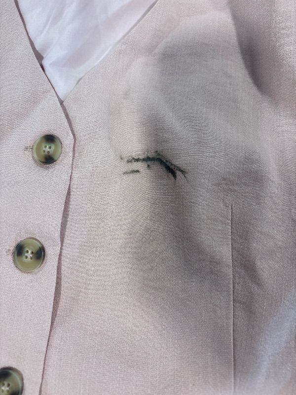 Photo 1 of **TOP ONLY**MINOR STAIN(SHOWN IN PHOTO)*PRETTYGARDEN Summer 2 Piece Suits Sets for Women Button Down V Neck Vest Waistcoat Sleeveless Tops and High Waisted Shorts (Pink,Medium)