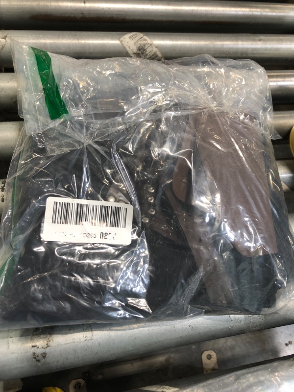 Photo 1 of ***SHIRT MISSING***Xtinmee 4 Pcs Halloween Men Renaissance Costume Set Medieval Pirate Viking Costume Shirt Pant Belt Bag(Medium,Beige Black)