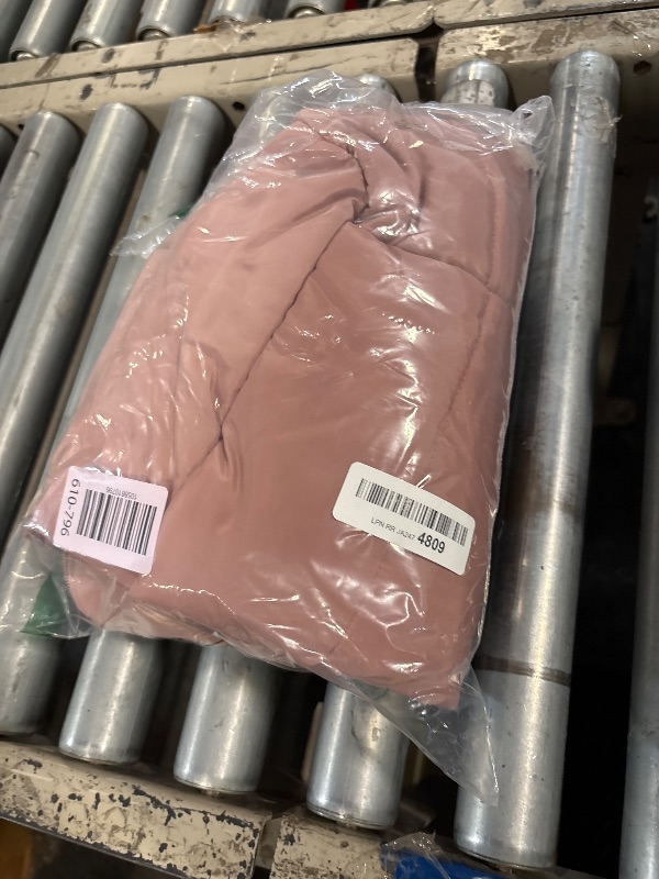 Photo 1 of **MINOR DAMAGE**TOPDesign Puffer Tote Bag for Women, Lightweight Puffy Handbag with Compartments & Cosmetic Bag, Quilted Shoulder Bags for Work, Travel, Gym, Gifting (L Dark Pink)