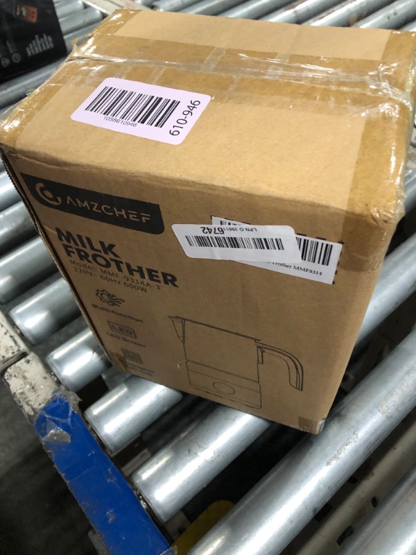 Photo 1 of AMZCHEF 8-IN-1 Milk Frother and Steamer 600W w/Smart Touch Control, Detachable Frother for Coffee, Automatic Warm and Cold Foam Maker, Hot Chocolate Maker, Dishwasher Safe