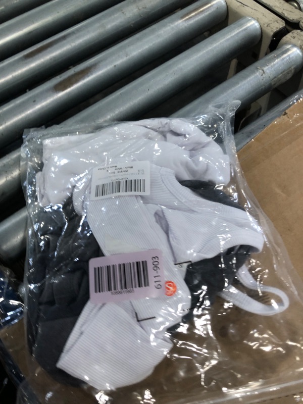 Photo 1 of ***BLACK AND GREY TOPS*** iGENJUN Tank Tops for Women 2025 Built in Shelf Bra 2 Piece Pack Spaghetti Strap Adjustable Workout Yoga Basic Summer Camisole U Neck Slim Fit Ribbed Sleeveless, Small, Black, white.