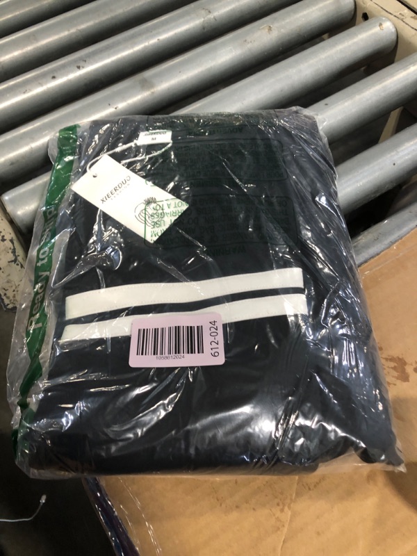 Photo 1 of **NEEDS TO BE CLEANED** XIEERDUO Women's Lounge Sets Casual Fall Two Piece Travel Outfits Winter Long Sleeve Vacation Tracksuit Crewneck Loungewear Trendy Sweat suit Wide Leg Pants Matching Set Black M