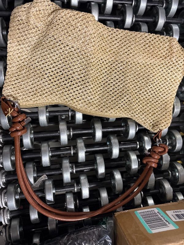 Photo 1 of **HANDLE DAMAGED(SHOWN IN PHOTO)**NEEDS SEWING**Verdusa Women's Straw Hobo Shoulder Bags Woven Tote Handbag Summer Crochet Purse Khaki One-Size