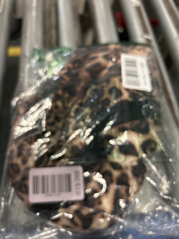 Photo 1 of ** UNKNOWN SIZE*** Bloggerlove Short Sleeve Cotton Nightgowns Button Night Gowns for Adult Women House Coat Lightweight Leopard