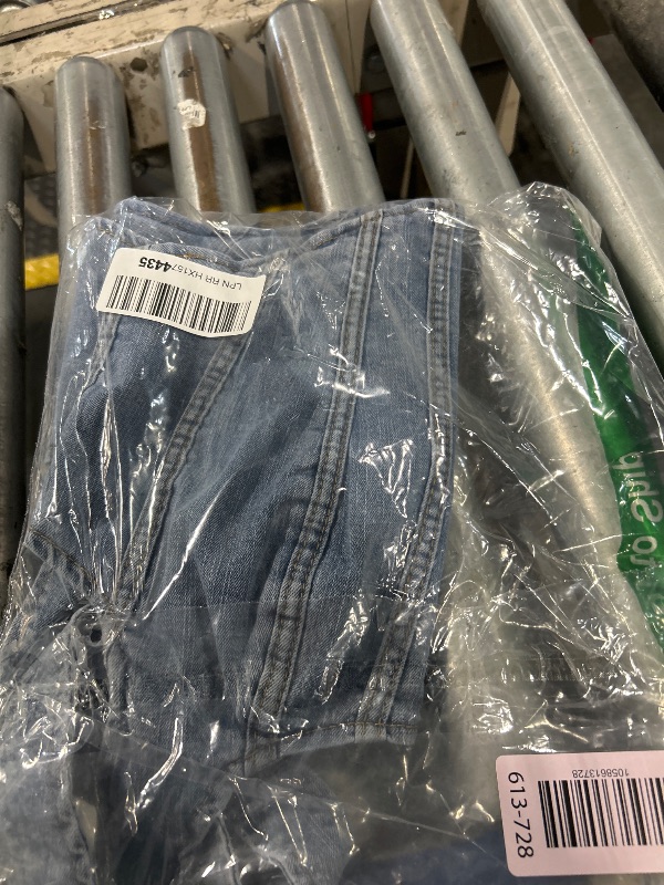 Photo 1 of ** UNKNOWN SIZE*** Ladyful Denim Vest Top for Women V Neck Jean Vest Waistcoat Button Down Sleeveless Crop Denim Top