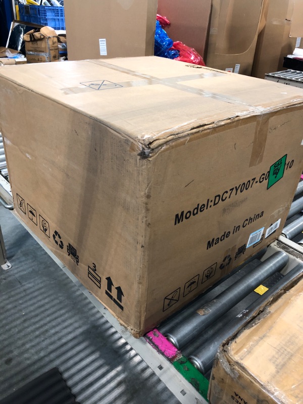 Photo 1 of ***ONLY ONE***
KISLOT Upholstered Dining Chairs with Casters Easy Assembly Side Deskchair with Rollers for Diningroom, Living Room, Khaki, 4 Box