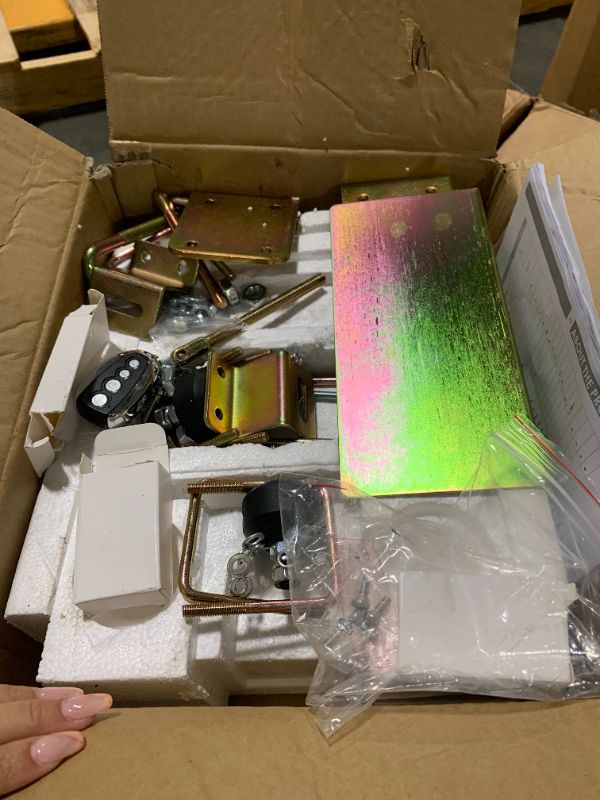 Photo 1 of CO-Z Upgraded 3300lb Sliding Gate Opener, 550W Automatic Gate Opener with Safety Sensor for Doors up to 40ft, Chain Driven Driveway Gate Opening System, Complete Gate Opener Kit with Remote Control