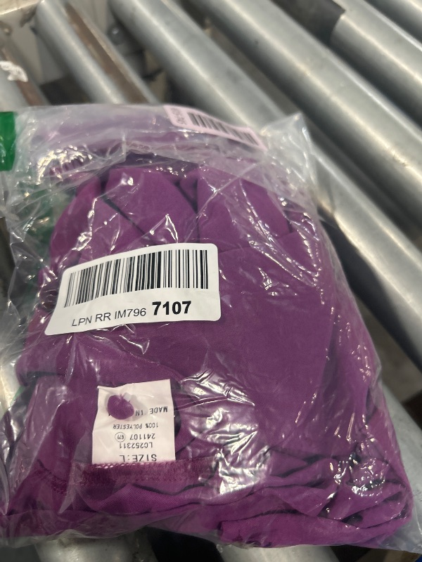 Photo 1 of ** size L***uvamia Womens Fashion V Neck Tops 3/4 Bell Sleeve Blouses Button Down Summer Tops for Women Work Blouses for Women Summer Outfits for Women Purple Size Large Fits Size 12 / Size 14