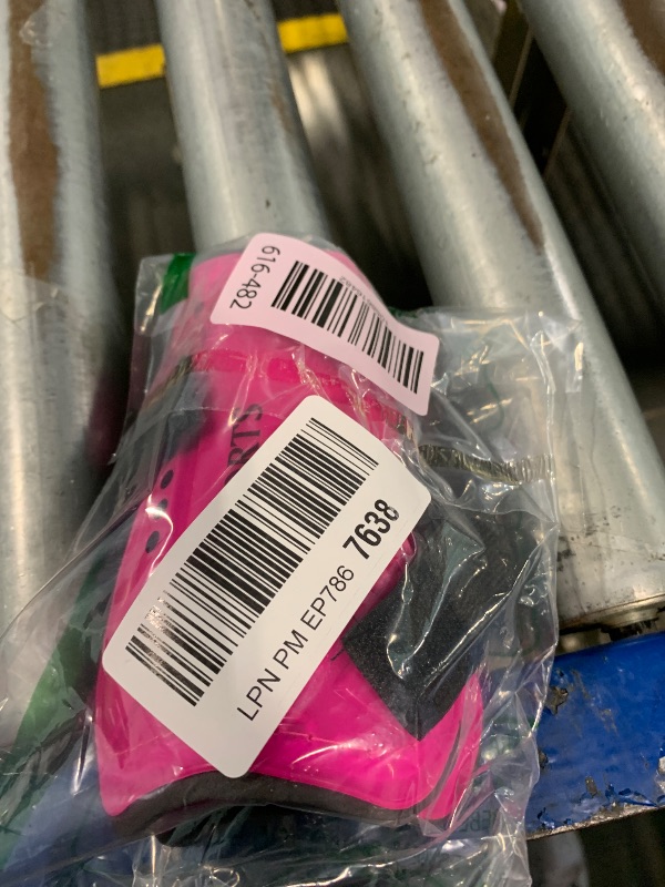 Photo 1 of ** MISSING SOCKS**Syhood Soccer Shin Guards and Socks for Toddler Kids Youth, Lightweight Soccer Shin Pads Protective Defender Gear for 3-5, 5-10, 10-15 Years Old Children Teen Boys Girls Sports Game(S Size,Pink)