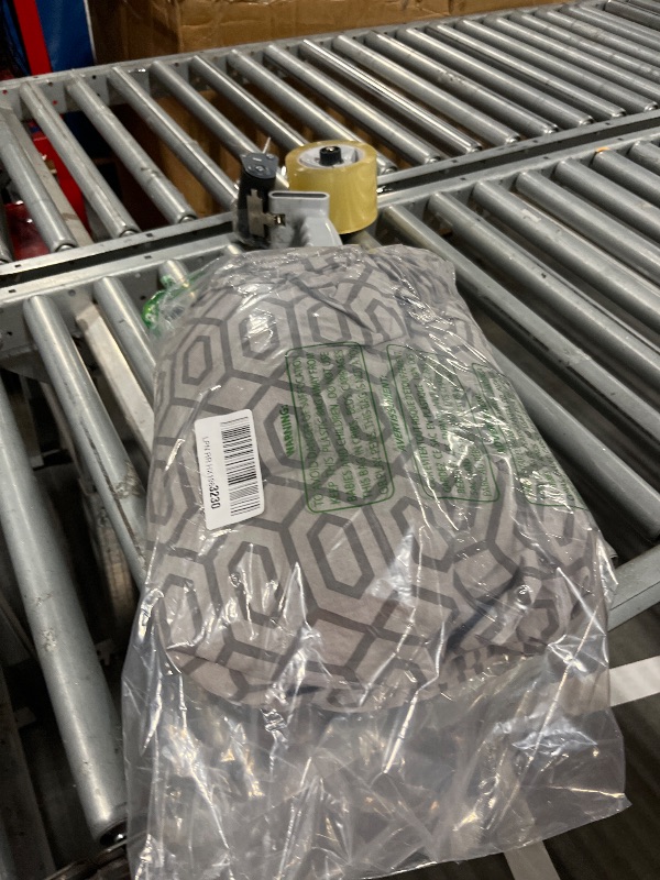 Photo 1 of Comfort Spaces 100% Cotton Sheet Set Breathable, Lightweight, Soft with 14" Elastic Pocket Fits up to 16" Mattress, All Season Cozy Bedding, Matching Pillow Case, King Diamond Sliver 4 Piece