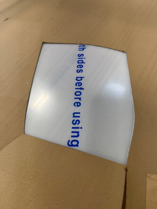 Photo 1 of [Large Size] Crystal Clear 1/5" Thick 59" x 47" Heavy Duty Hard Chair Mat, Can be Used on Carpet or Hard Floor