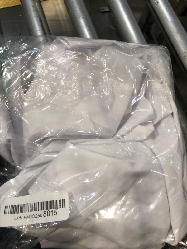 Photo 1 of *few stain marks* SIR7 Men's Slim Fit Stretch Dress Shirt Solid Color Microelastic Long Sleeve Casual Soft Business Button Up Shirts White Large