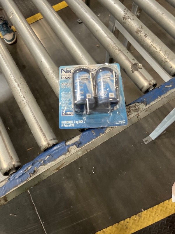 Photo 1 of  2 mg Coated Lozenges to Help Stop Smoking - Ice Mint Flavored Stop Smoking Aid, 80 Count