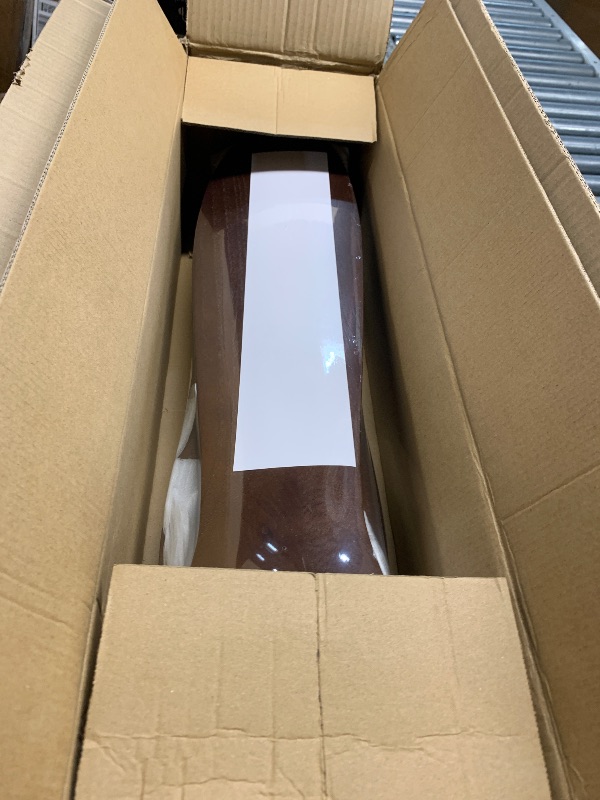 Photo 1 of (untested/unkown parts) heimo 52 Inch Ceiling Fan No Light, Wood Indoor Outdoor Ceiling Fans Without Lights for Patios Bedroom Living Room Modern Waterproof Propeller Exterior 3 Blade Wooden Fan with Remote Control(Walnut)