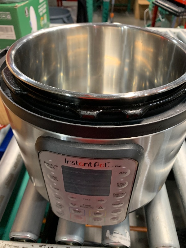 Photo 1 of (used)(see images) Instant Pot Duo Plus 9-in-1 Multicooker, Pressure Cooker, Slow Cook, Rice Maker, Steamer, Sauté, Yogurt, Warmer & Sterilizer