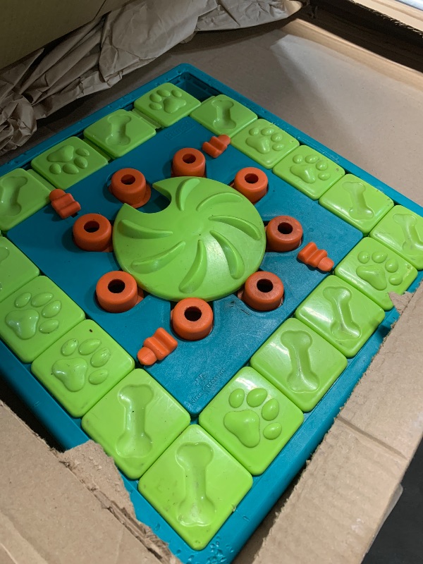 Photo 1 of *****HEAVILY USED*******Outward Hound by Nina Ottosson Multipuzzle Level 4 Expert Dog Treat Puzzle for Enrichment, Blue