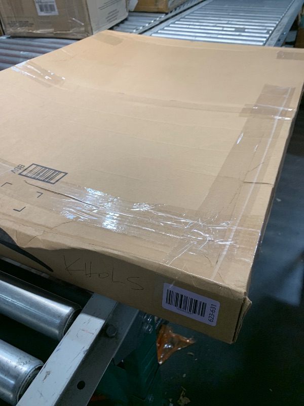 Photo 1 of ***(BACK DROP IS BLUE/ STOCK PHOTO FOR REFERENCE ONLY)***Kate 5x6.5ft(1.5x2m) Collapsible Backdrop White Black Twist Flex Folding Pop up Backgrounds for Photoshoot, Headshots Photo, Video Calls