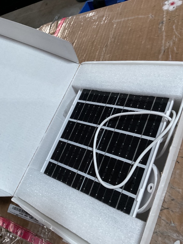 Photo 1 of [1 Pack] Eufycam Security Camera Solar Panel 5v 7w Eufycam Solar Panels Charger for Eufycam 2c/2c Pro/2/2 Pro/E20/E40/E, Micro USB & Type-C Port, Ip65 Waterproof, 9.5ft Long Charging Cable+Wall Mount