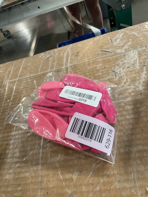 Photo 1 of (12 Pack) 12 Inch Latex Balloons Korean Finger Heart Symbol Kpop Merchandise For Birthday, Party, Wedding, K-Pop Concert Pink