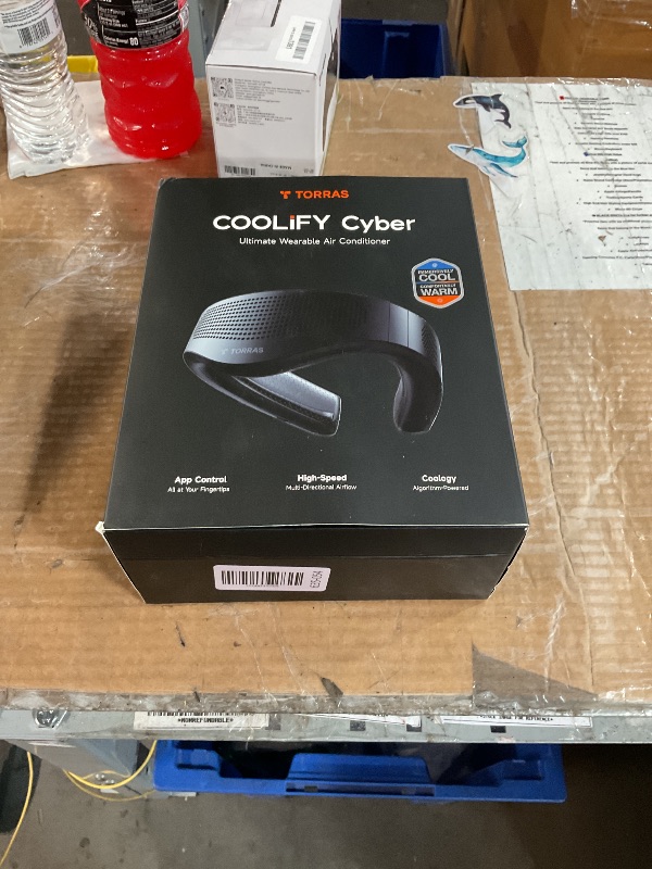 Photo 1 of ***(PARTS ONLY/ NON FUNCTIONAL)***TORRAS 2025 Top Al Neck Fan Air Conditioner Coolify Cyber, Portable Neck Fans that Blow Cold Air?No.1 Coolest & 720° Immersive Cooling? Personal AC Rechargeable for Outdoor/Indoor. Gifts for Dad/Mom