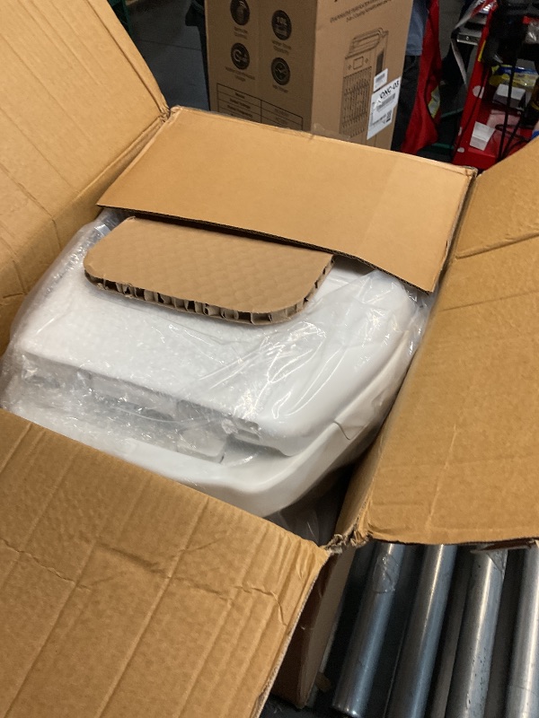 Photo 1 of MuRealy RV Toilet - Upgraded Gravity-Flush Pedal Flush(2025 New), 4.5 Gallons RV Camper Toilet High Profile with Damping Slow Down Toilet Seat and Cover for RVs, Trailers