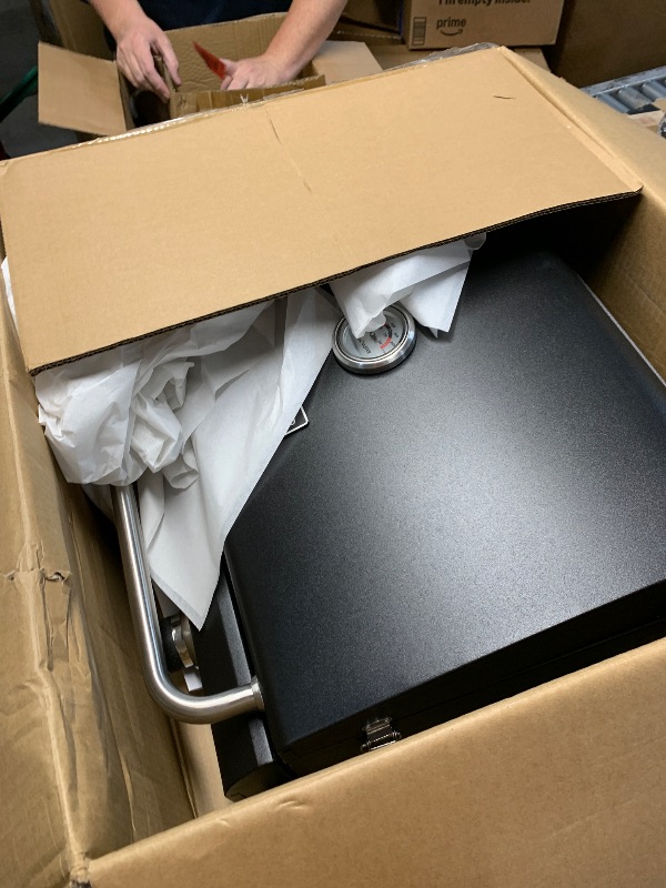 Photo 1 of MISSING PIECES****
PARTS ONLY*****
Black Portable Gas Grill, Dual 10,000 BTU Burners, 275 Sq.In Cooking Space, Push-to-Start Ignition, Wind-Proof Lid with Built-in Thermometer, Perfect for Camping Tailgates & Backyard BBQ Cookouts