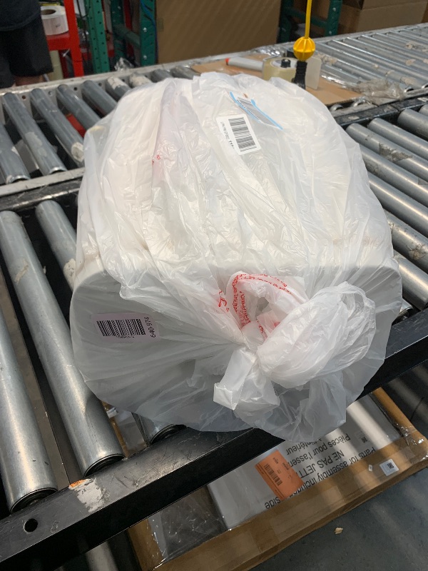 Photo 1 of ***(MAJOR DAMAGE/ SEE NOTES)***BETHEBEST Bathroom Trash Can with Lid,4 Gallon /15L Rectangular Garbage Can with Removable Inner Wastebasket,Soft Close, Step Stainless Steel Trash Can for Bathroom,Kitchen,Office(White)