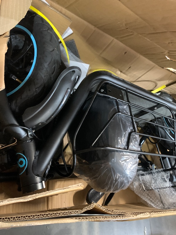 Photo 1 of ***(PARTS ONLY/ NON FUNCTIONAL/ MISSING HARDWARE)***Gyroshoes Electric Scooter with Seat for Adults, 550W Powerful Motor 20-Mile Range, Speed up to 18.6MPH, Ample Storage for Pets & Cargo, C1S-43G