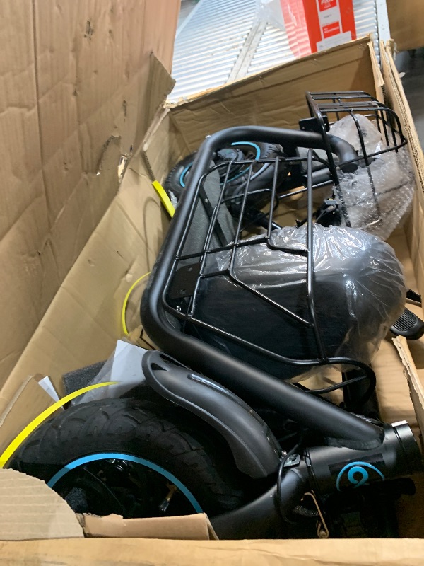 Photo 1 of ***(PARTS ONLY/ NON FUNCTIONAL/ MISSING HARDWARE)***Gyroshoes Electric Scooter with Seat for Adults, 550W Powerful Motor 20-Mile Range, Speed up to 18.6MPH, Ample Storage for Pets & Cargo, C1S-43G