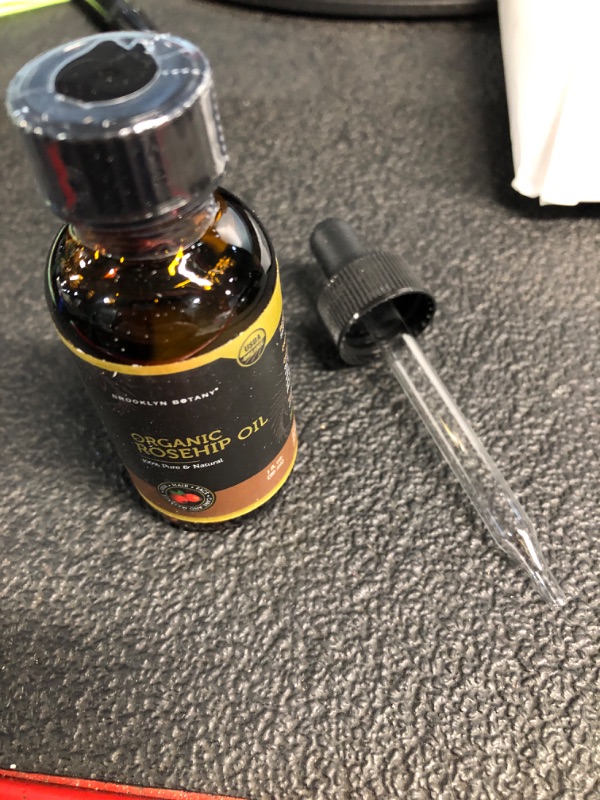 Photo 1 of ***NON REFUNDABLE, FACTORY SEALED*** Brooklyn Botany Rosehip Oil for Face, Skin and Hair - 100% Pure and Natural Rosehip Seed Oil - Use as Carrier Oil for Essential Oils, Aromatherapy Oil, Massage Oil, Body Oil - 1 Fl Oz
