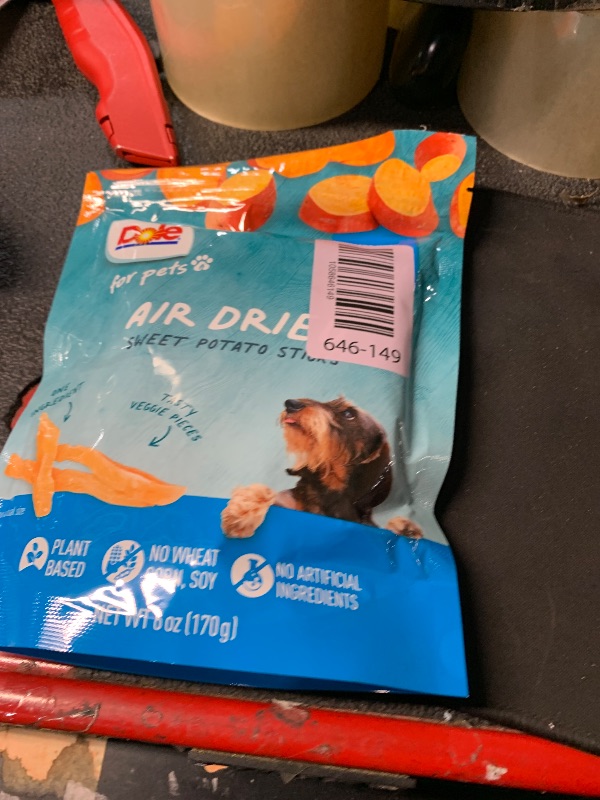 Photo 1 of ***(EXP:01/26)NONREFUNDABLE***Dole for Pets Air Dried Sweet Potato Dog Treats, 6oz |Made with Real Sweet Potato, Single Ingredient, Limited Ingredient Dog Treats, No Wheat, Corn, Soy, Artificial Flavors, Colors, or Preservatives