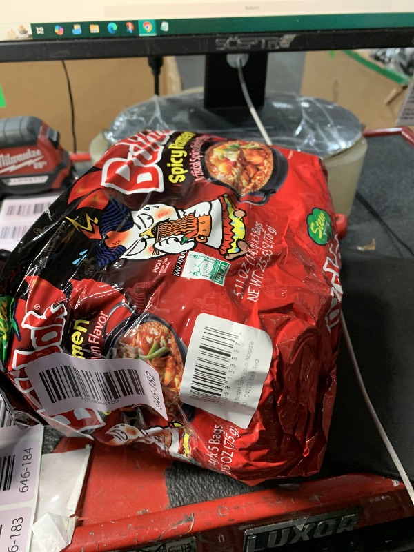 Photo 1 of ***(EXP:01/26 )NONREFUNDABLE***Samyang Buldak Hot Spicy Chicken Ramen Noodle Korean Stir-Fried Ramen, Original Stew Type, Pack of 5