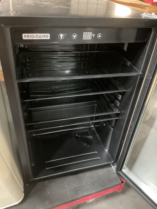 Photo 1 of ***PARTS  ONLY-SEE NOTES*********
Frigidaire EFMIS155 Beverage Refrigerator, 126 Cans-Full Stainless Steel