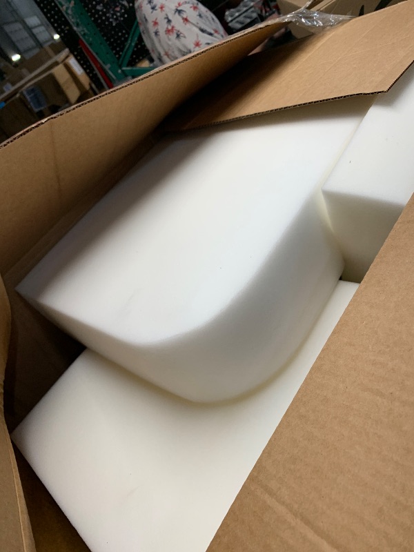 Photo 1 of Foamy Foam High Density 6 inch Thick, 24 inch Wide, 24 inch Long Upholstery Foam, Cushion Replacement
