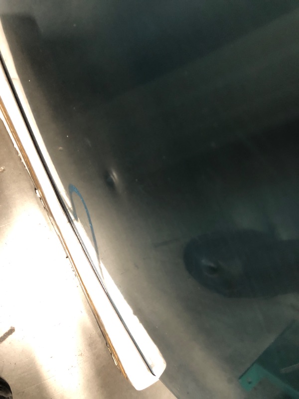 Photo 1 of ***DAMAGED - DENTED - POWERS ON - UNABLE TO TEST FURTHER - SEE PICTURES***
3.0 Cu.ft Upright Freezer, Small Mini Freezer with Adjustable Thermostat, Removable Shelves, Reversible Single Door, for Bedroom/Home/Dorms/Apartment, Silver