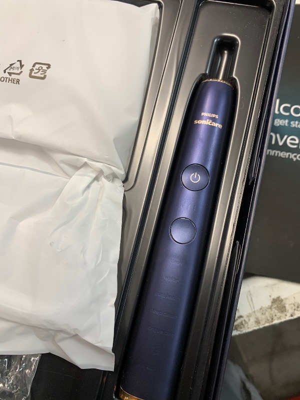 Photo 1 of (used)(see images) Philips Sonicare DiamondClean Smart 9750 Electric Toothbrush, Sonic Toothbrush with App, Pressure Sensor, Brush Head Detection