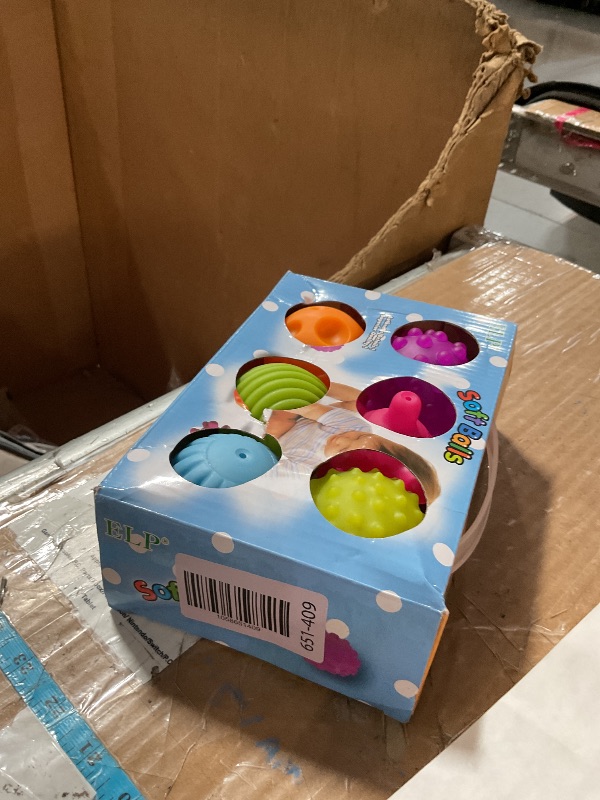 Photo 1 of ROHSCE Baby Textured Multi Sensory Toys Massage Ball Gift Set BPA Free for Toddlers 1-3 Soft Balls Montessori Infant Baby Toys 6 to 12 Months 6 Pack