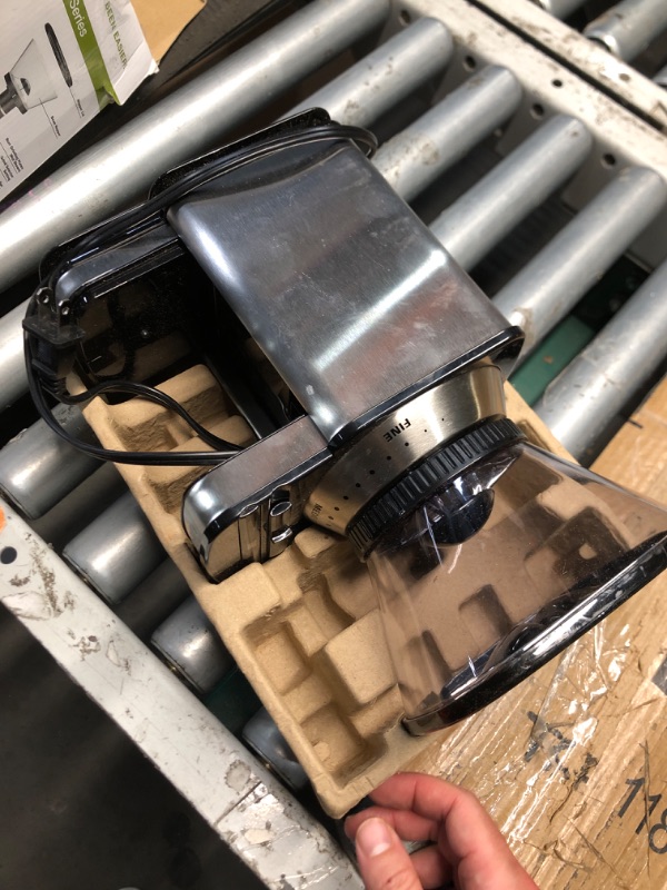 Photo 1 of (PARTS) (NOT FUNCTIONAL) CUISINART Coffee Grinder, Electric Burr One-Touch Automatic Grinder with18-Position Grind Selector, Stainless Steel, DBM-8P1