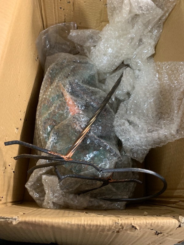 Photo 1 of (DAMAMGED) (Head does not attach) 1 Pack Beautiful Heron Outdoor Garden Statue Ornament Realistic Metal Heron Lawn Yard Patio Decorations Art Sculpture Outside Decor Gift for Women Grandma Birthday,48" Tall Brone Heron