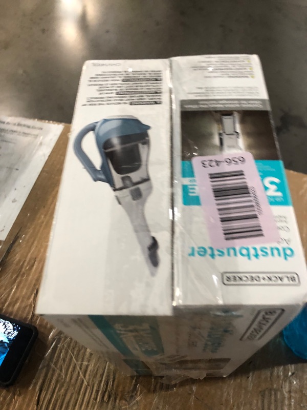 Photo 1 of ***(PARTS ONLY/ NON FUNCTIONAL)***BLACK+DECKER dustbuster AdvancedClean Cordless Handheld Vacuum, Compact Home and Car Vacuum with Crevice Tool (CHV1410L)