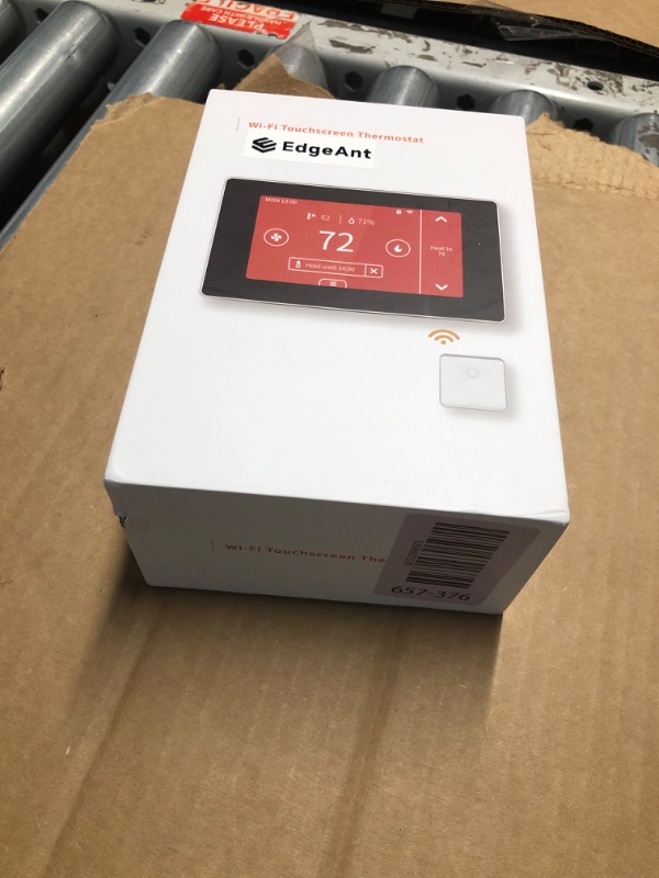 Photo 1 of (see all images for damage) Smart Thermostat for House with C-Wire Adapter, Programmable WiFi Thermostat Compatible with Alexa and Google Assistant,Energy Saving