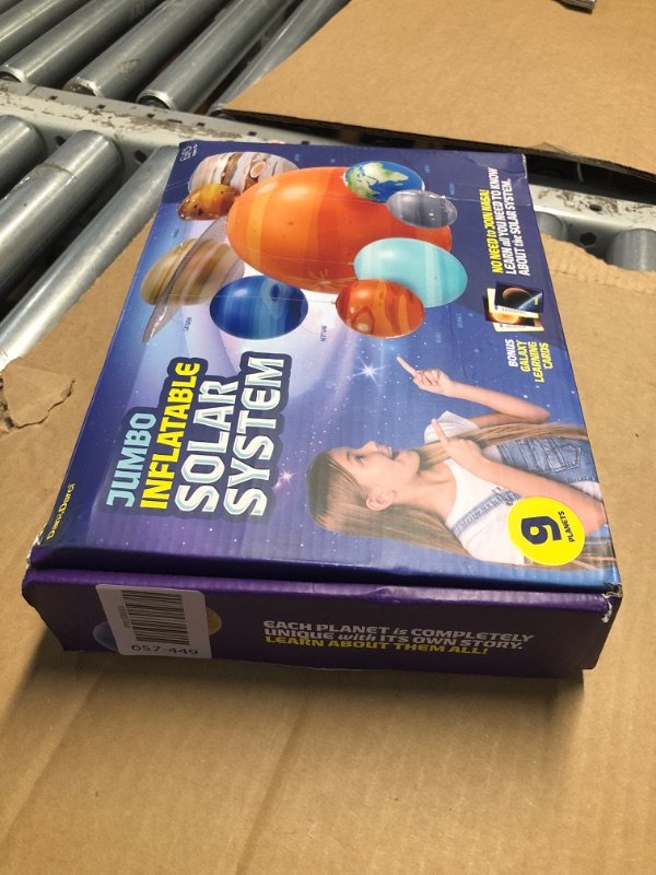 Photo 1 of (saturn is broken) Dan&Darci Inflatable Solar System Planets for Kids - Science Toys - Boys Room Decor Ceiling - Space Gifts - Outer Space Themed 