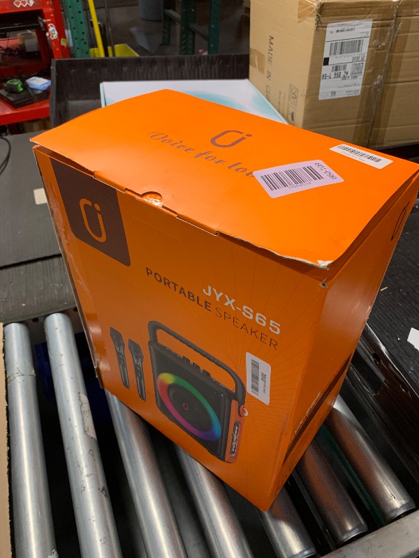 Photo 1 of ***(PARTS ONLY/ NON FUNCTIONAL)***
Karaoke Machine for Adults and Kids with 2 Wireless Microphones, 300W, 24H Playtime, RGB DJ Lights & TWS/USB/AUX/TV, Pro Portable Party Bluetooth Speaker for Home/Outdoor/Gifts