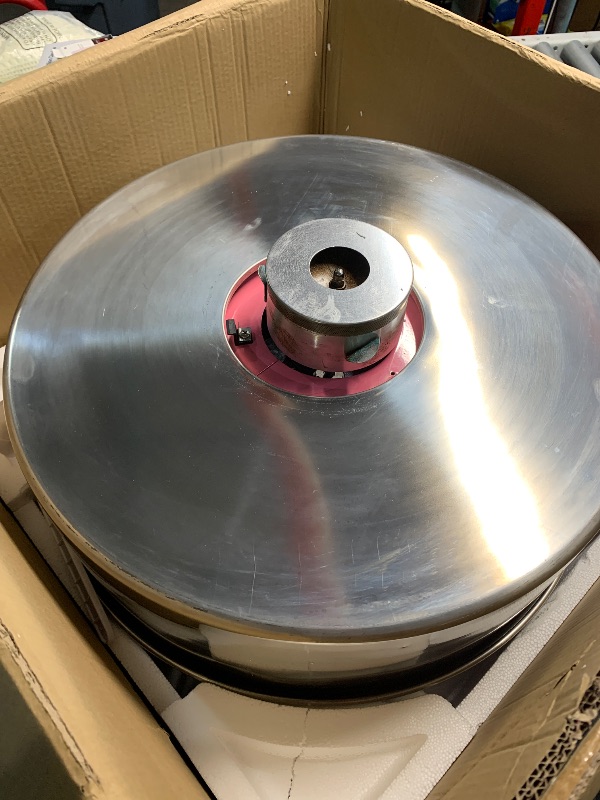 Photo 1 of (missing pieces) RIEDHOFF Cotton Candy Machine Commercial, Electric Cotton Candy Maker with 20 inch Stainless Steel Bowl 