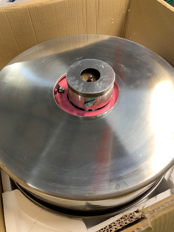 Photo 1 of (missing pieces) RIEDHOFF Cotton Candy Machine Commercial, Electric Cotton Candy Maker with 20 inch Stainless Steel Bowl 