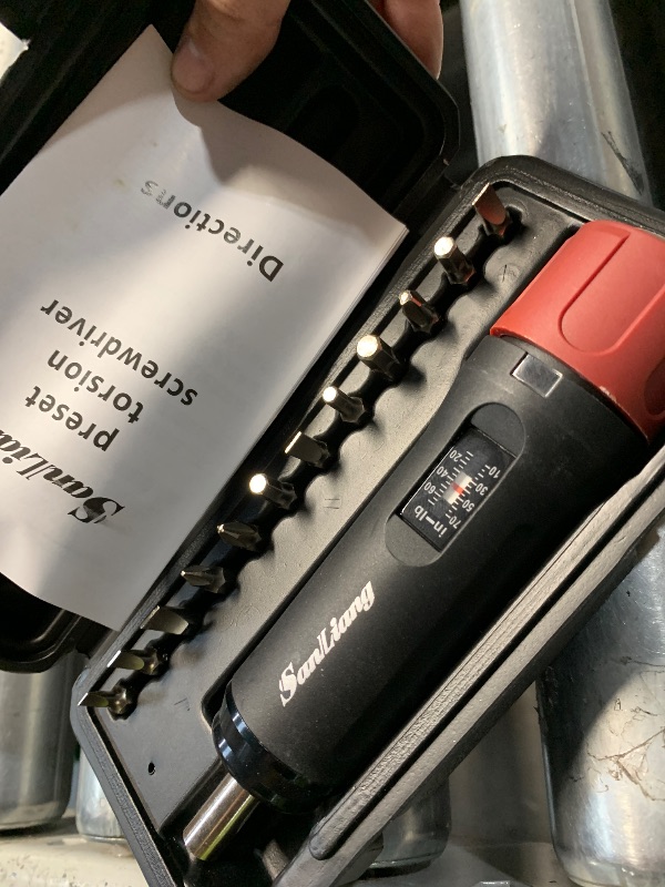 Photo 1 of ***(HEAVILY USED/ MINOR DAMAGE)***Sanliang Torque Screwdriver Wrench Driver Bits Set 10-70 Inch Pounds lbs for Maintenance,Tools, Bike Repairing and Mounting. (10-70 in-lbs)