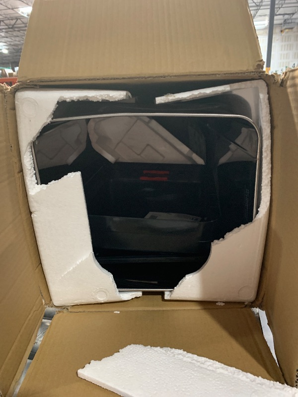 Photo 1 of ***(PARTS ONLY/ NON FUNCTIONAL)***iTouchless 13 Gallon Sensor Kitchen Trash Can with Lid and AC Adapter, Odor Filter, Platinum Limited Edition Garbage Bin Trashcan for Home Office Office Bedroom Living Room Garage Slim Waste Basket