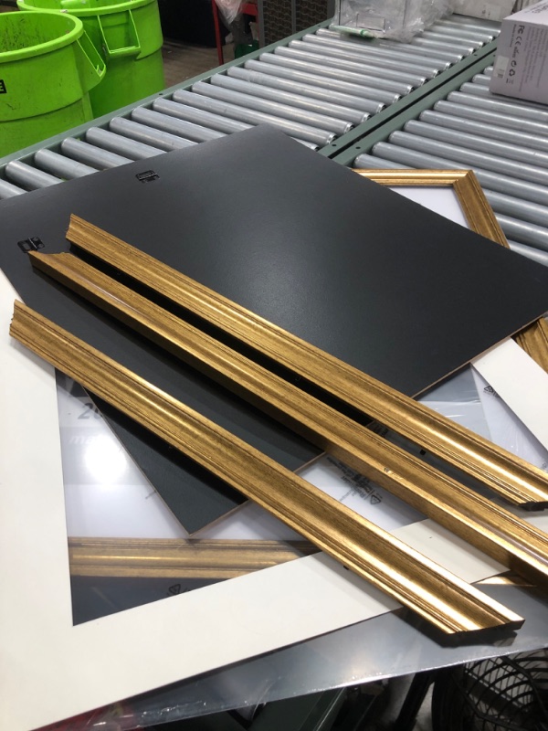 Photo 1 of ****ONLY 1*** Yaetm 20x24 Gold Picture Frame Matted to 16x20 Set of 2, 1.4” Wide Molding & Rustic Gold Frames for Wall Gallery, Home and Office, Wall Mounting